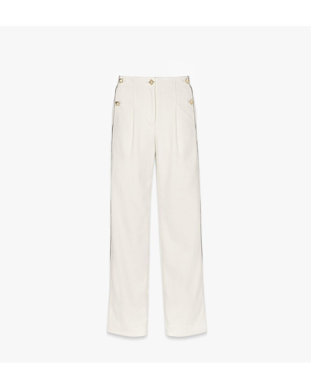 MCM Trousers in White | Lyst