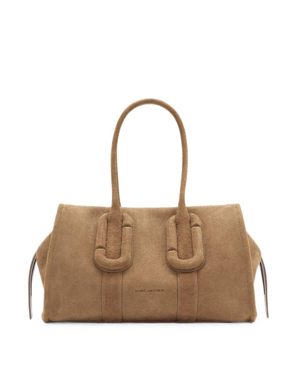 Marc Jacobs Natural The Carryall Suede Leather Tote
