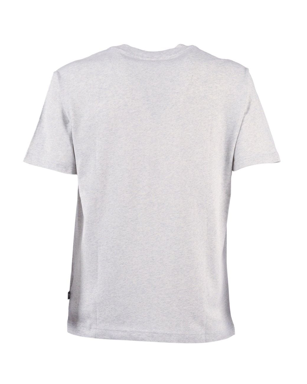 New Balance White Athletics Premium Logo T Shirt Ash Heather