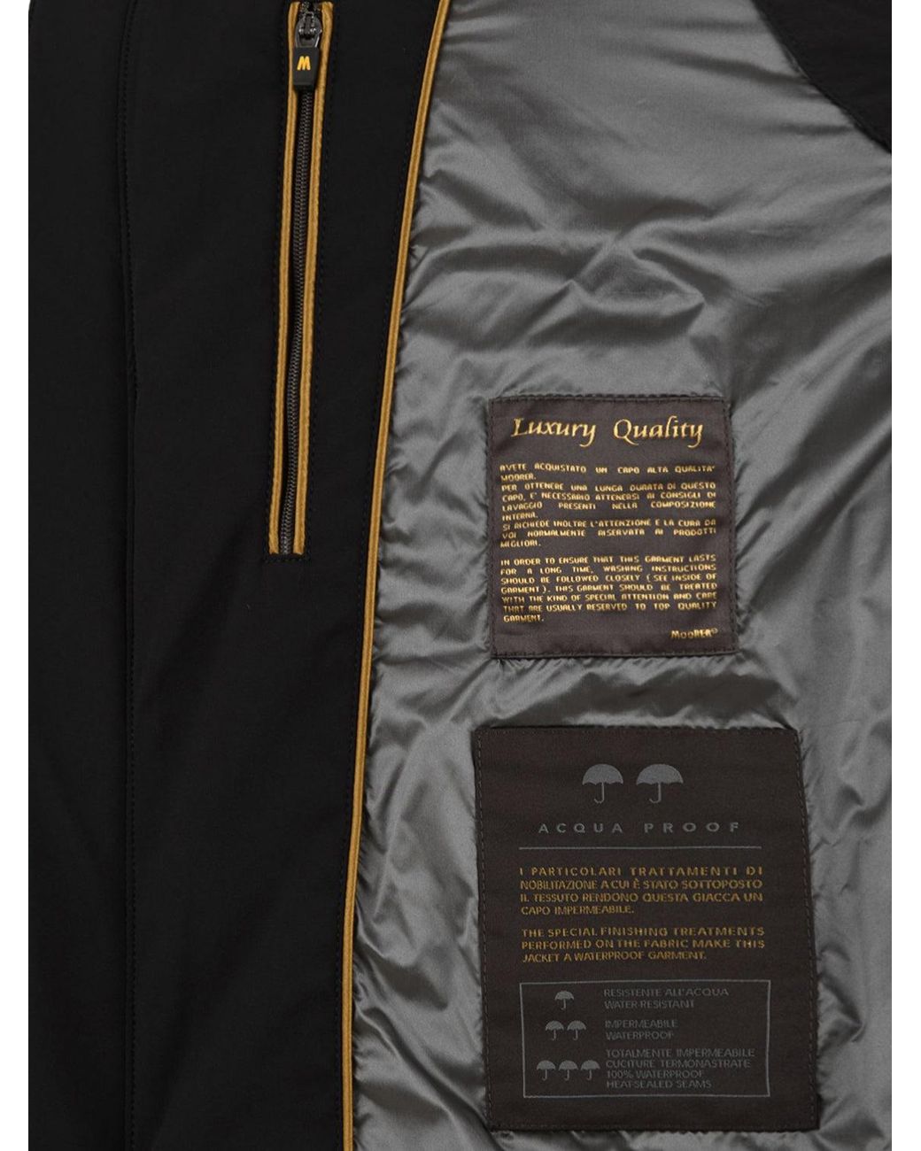 Moorer Black Jackets
