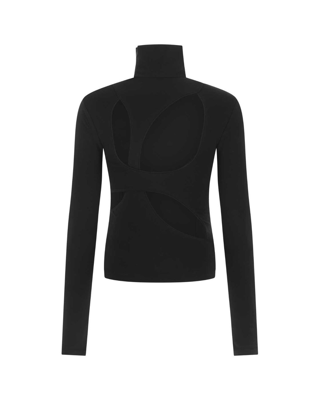 Givenchy Black Stretch Viscose Blend Top