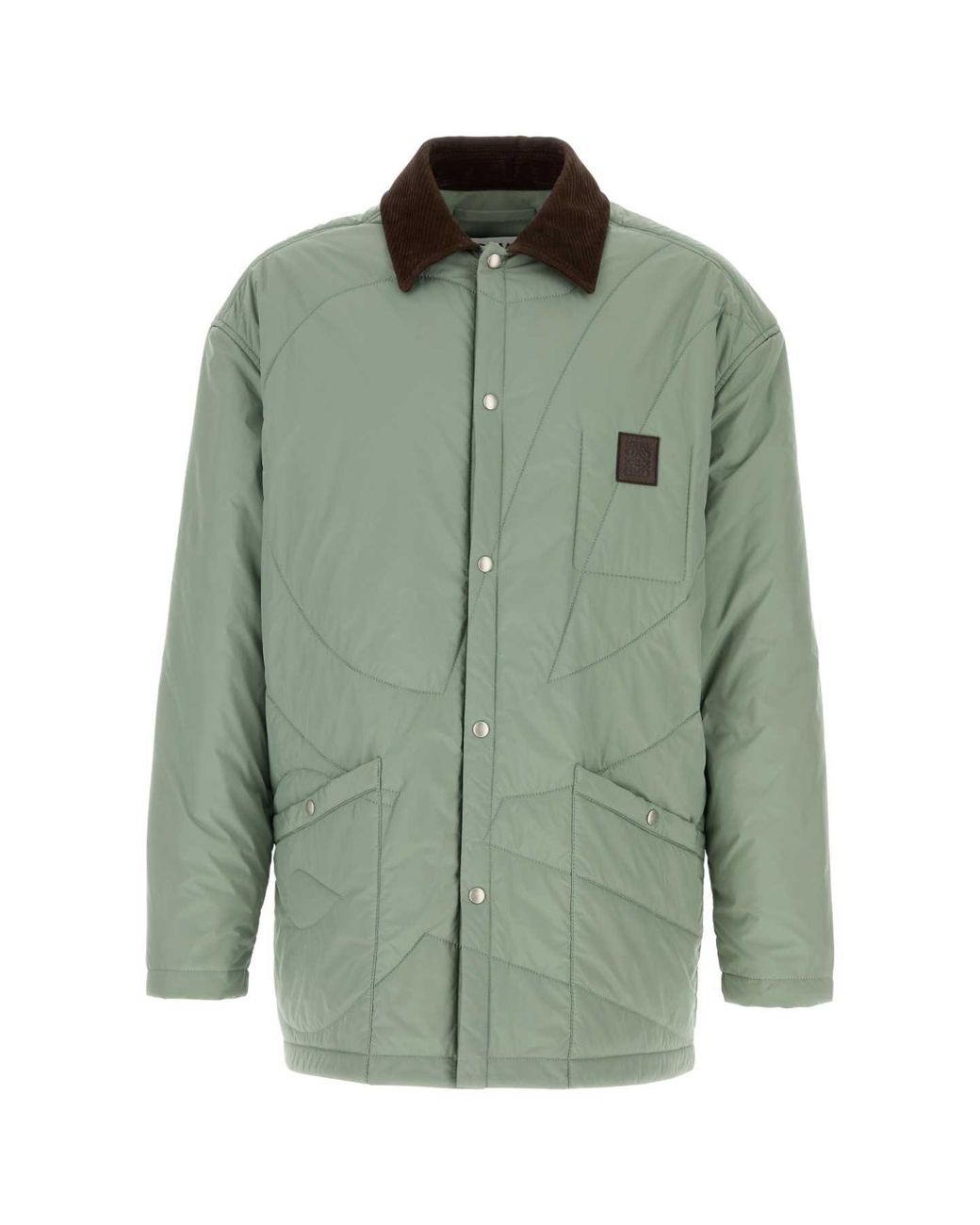 Loewe Green Mint Polyester Padded Jacket for men