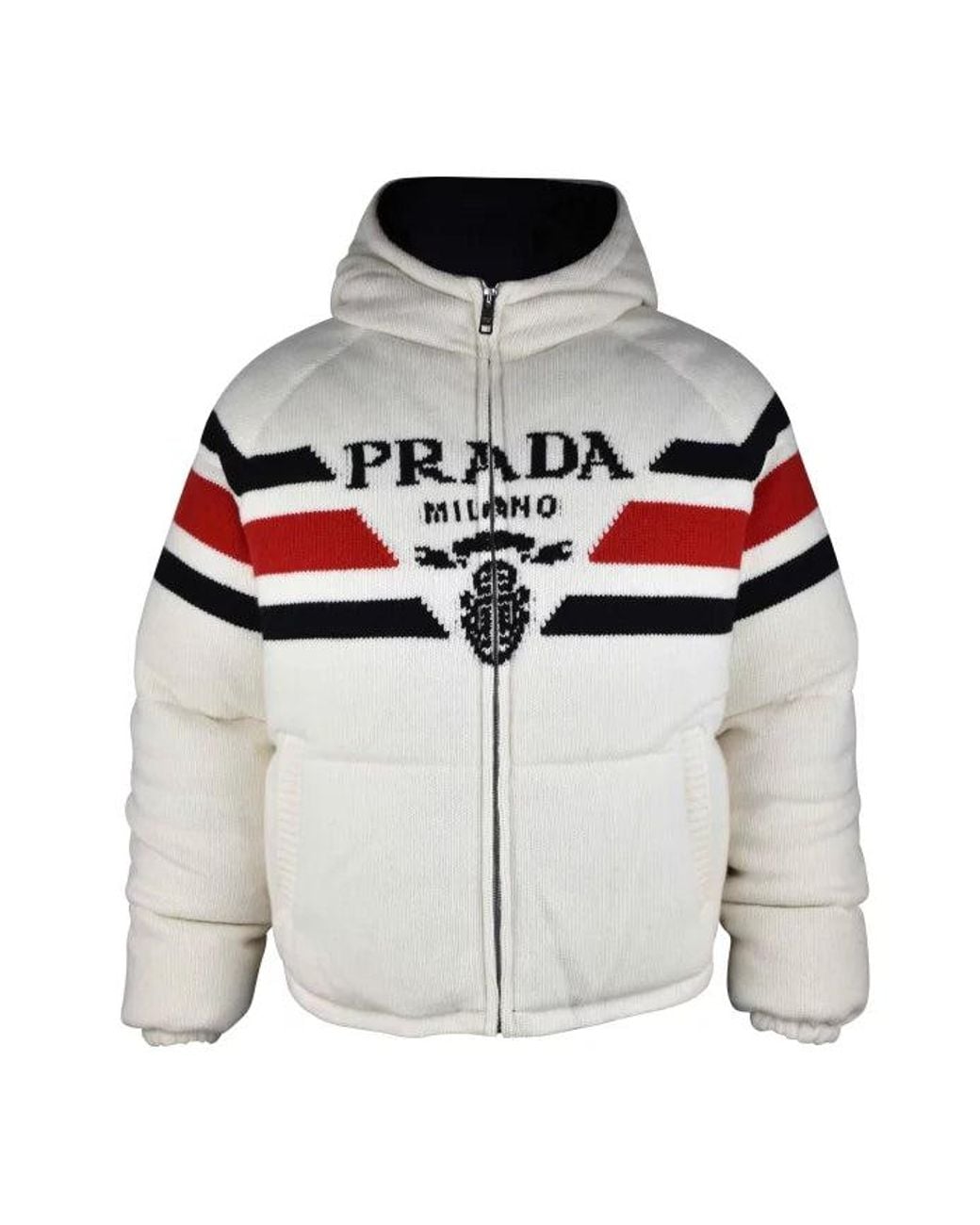 Prada White Down Jacket