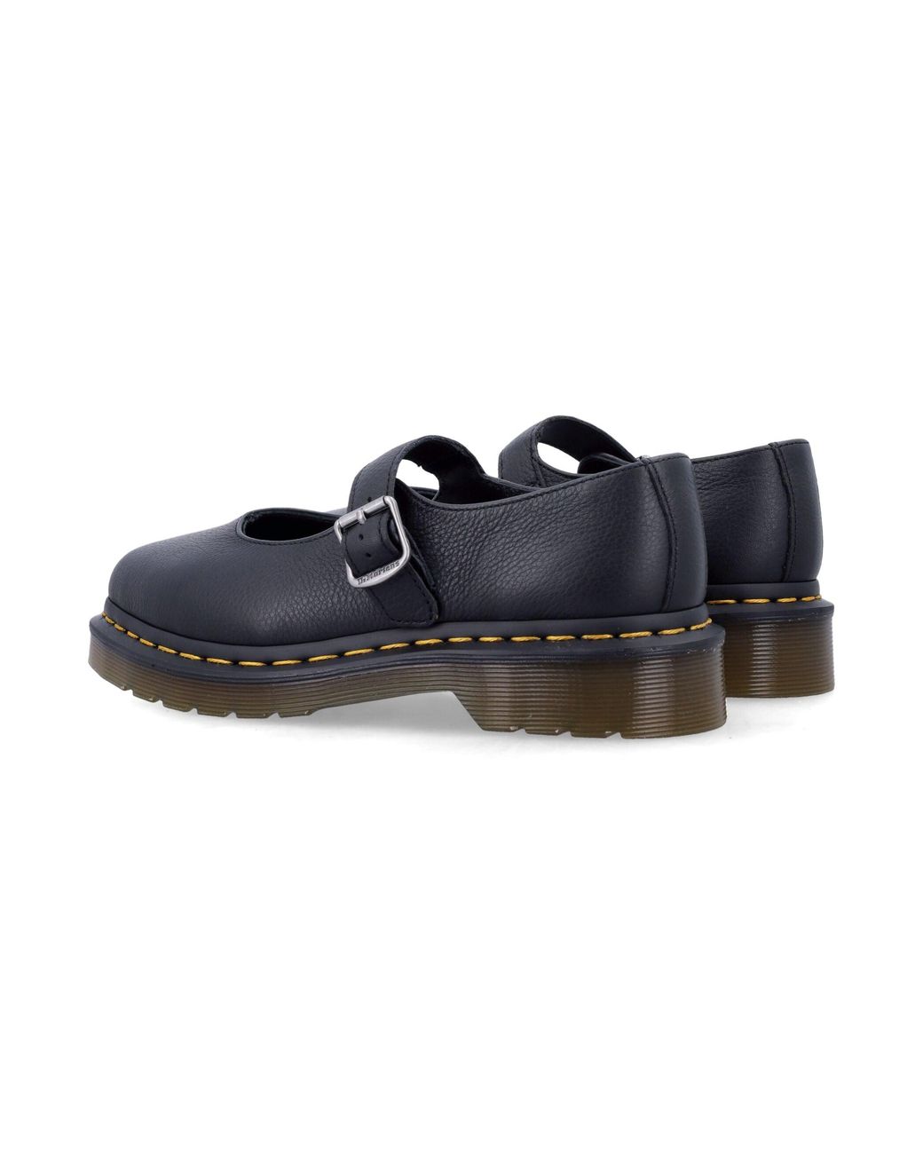 Dr. Martens Black Elphie Mj Leather Mary Jane Shoes