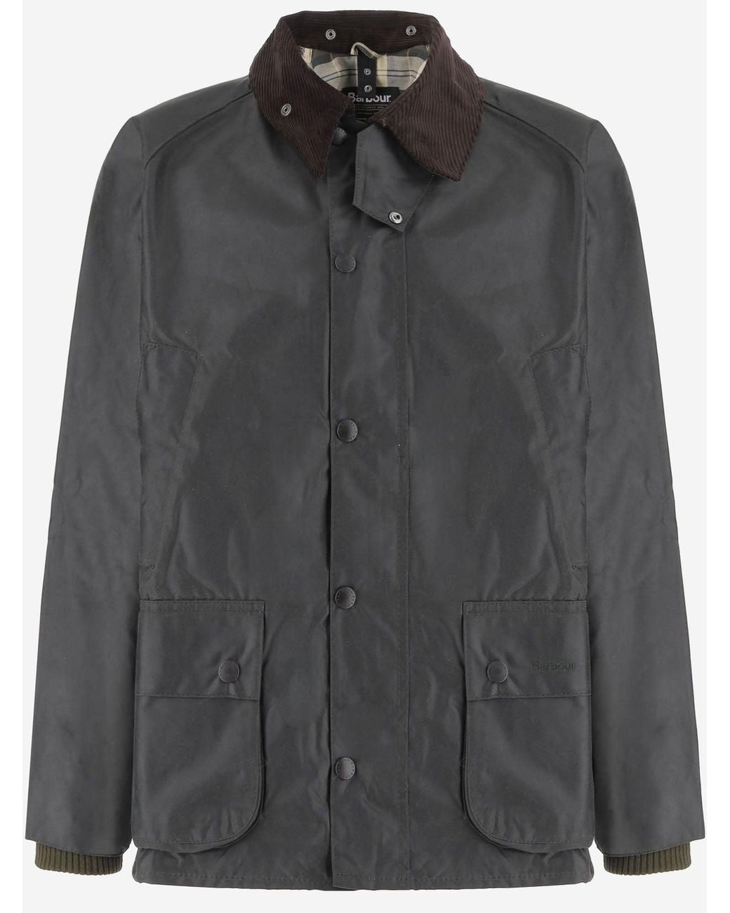 Barbour Black Waxed Jacket Bedale Cotton