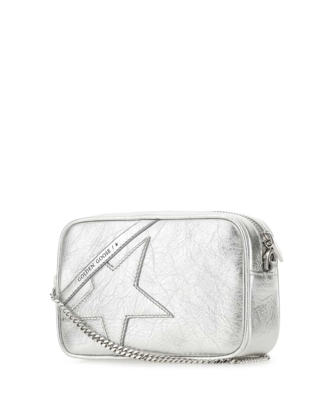 Golden Goose Deluxe Brand Gray Mini Star Bag Wrinkled La