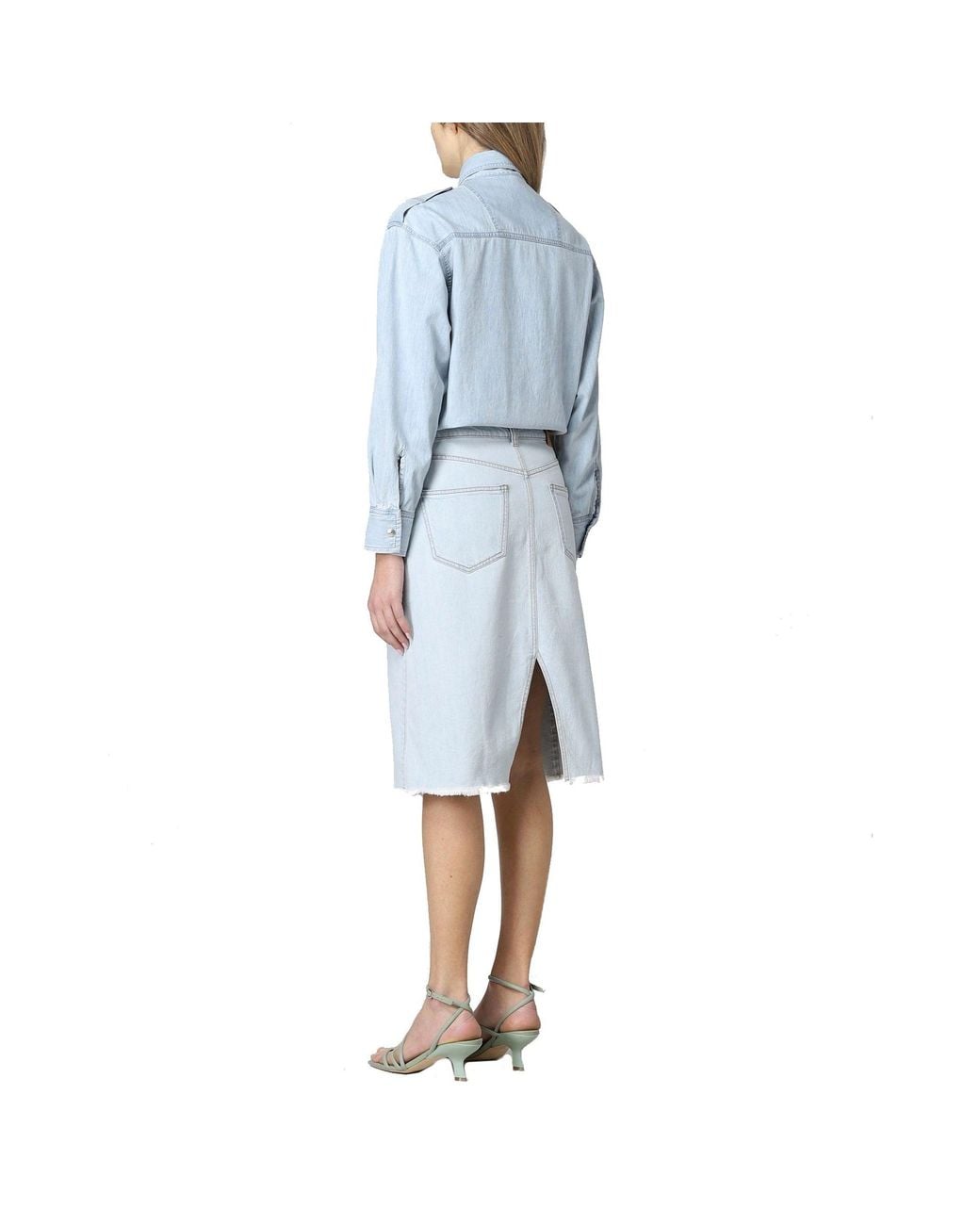 Stella McCartney Blue Shirt Dress