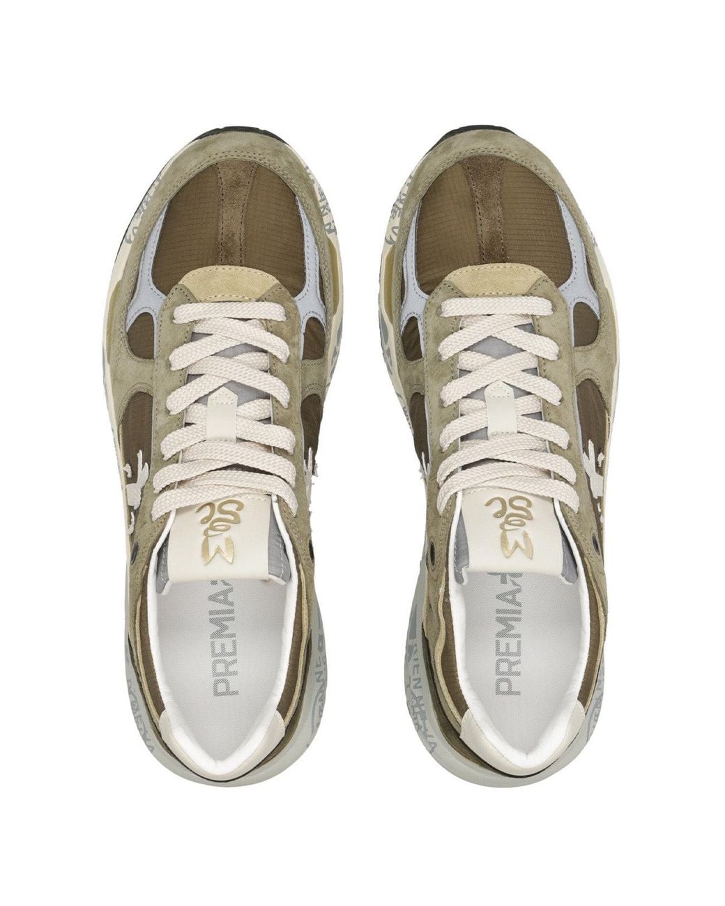 Premiata Green Sneakers Grün