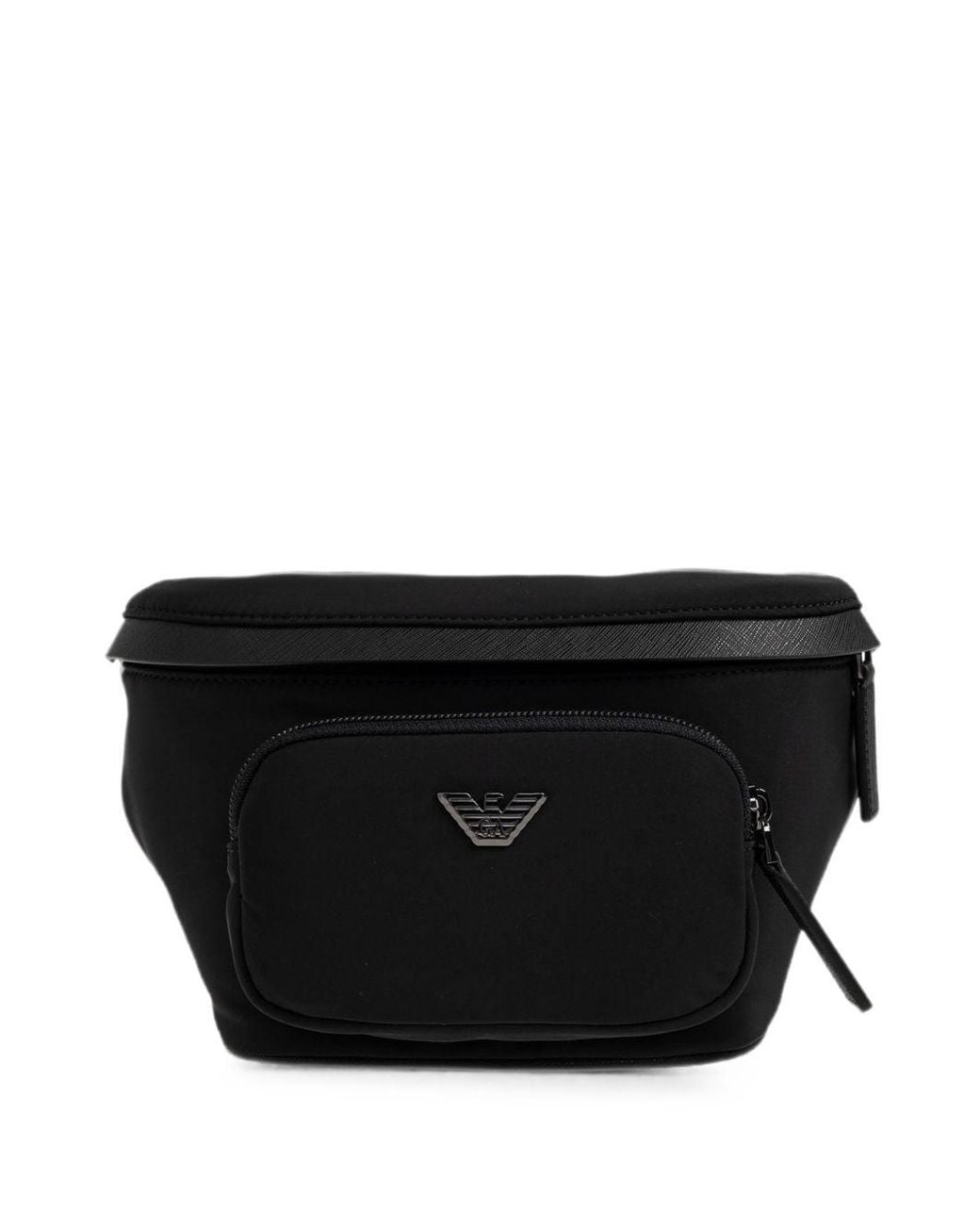 Emporio Armani Black Logo Belt Bag