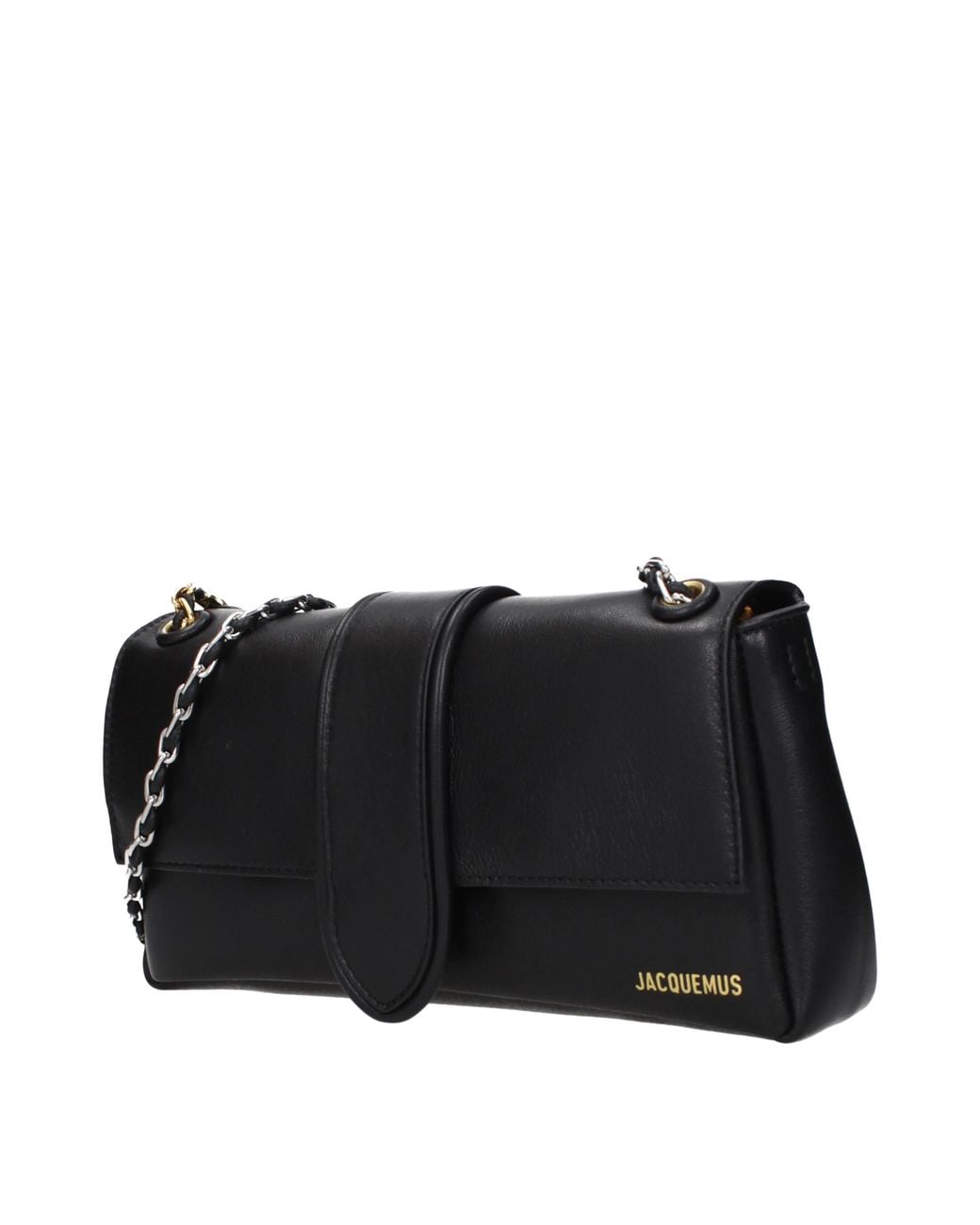 Jacquemus Black Shoulder Bag Bambino Leather