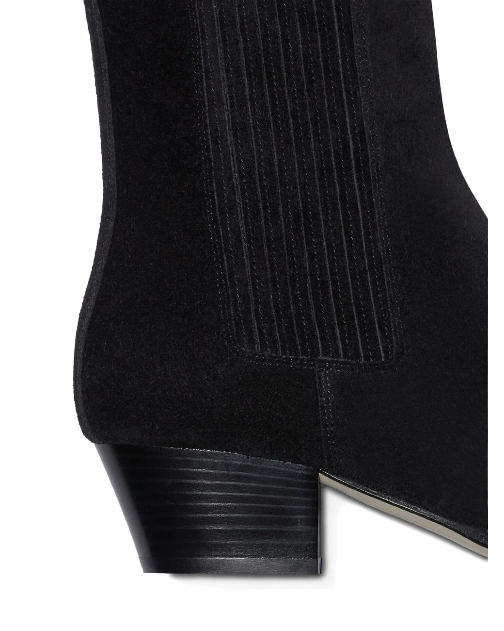 Aeyde Black Agata Cow Suede Leather Shoes