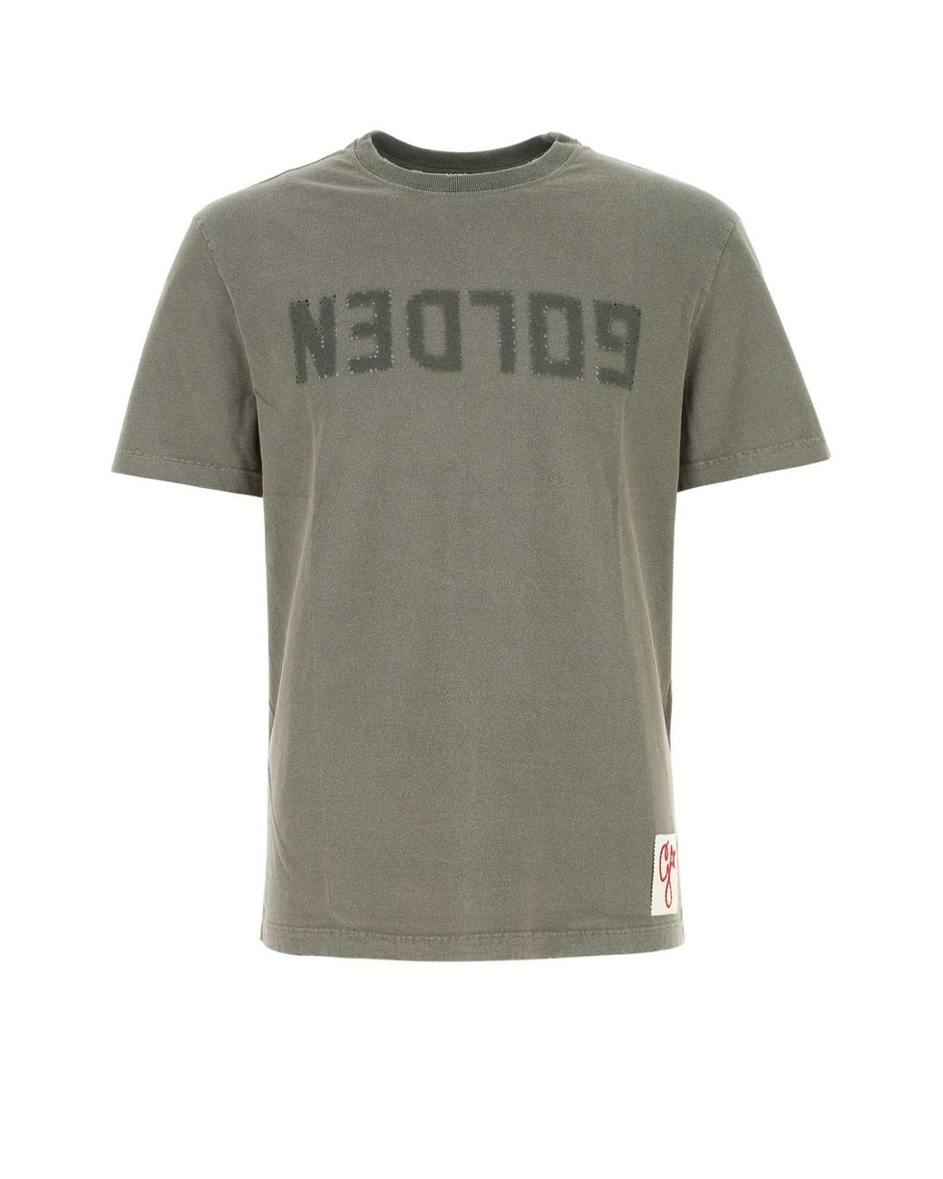 Golden Goose Deluxe Brand Gray Dove Cotton T Shirt
