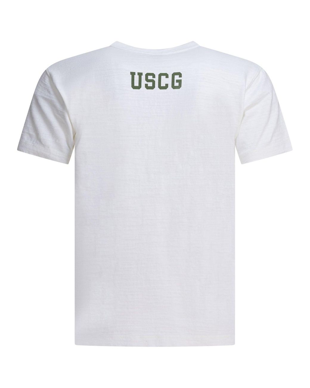 Buzz Rickson's White Coast Guard T-Shirts for men