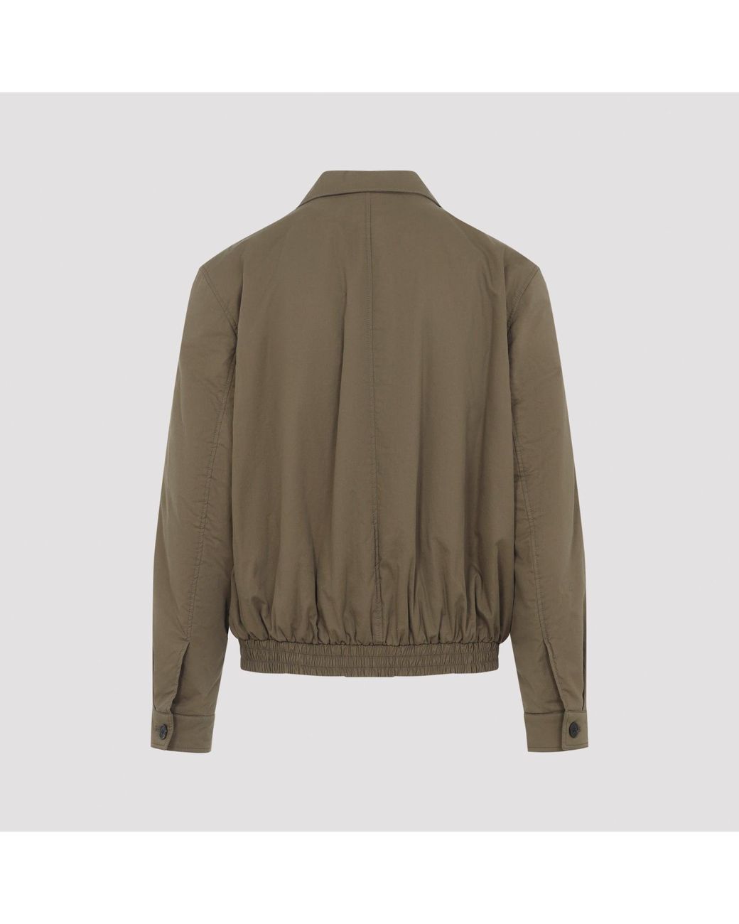 Cotton Jacket Saint Laurent de hombre de color Green