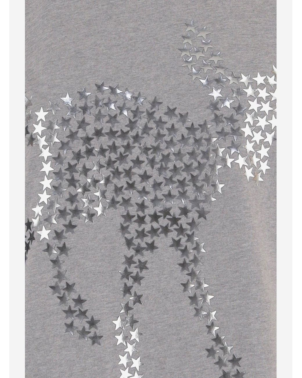 J.W. Anderson Gray Animal Star Appliqué Cotton T-Shirt