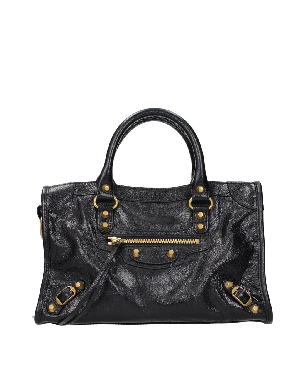 Balenciaga Black Handbags Le City Leather