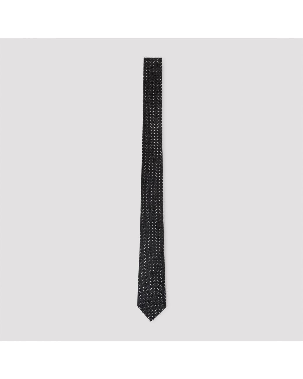 Corbata Micro Lunares Tom Ford de hombre de color Black