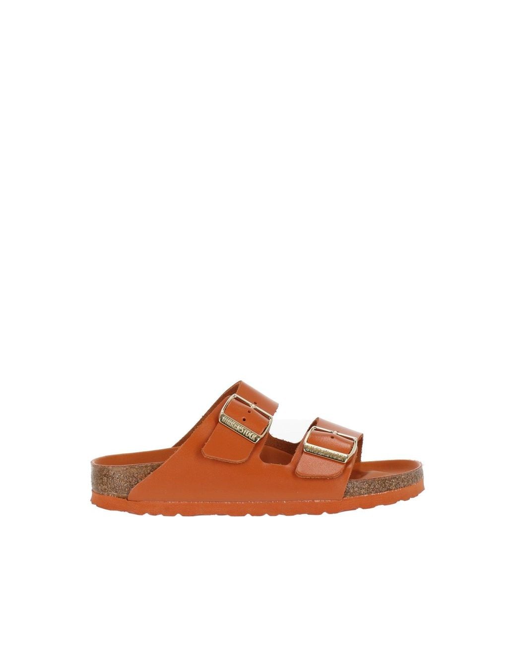 Birkenstock Brown Arizona Hex Kurkuma, Amalfi Natural Leather, S