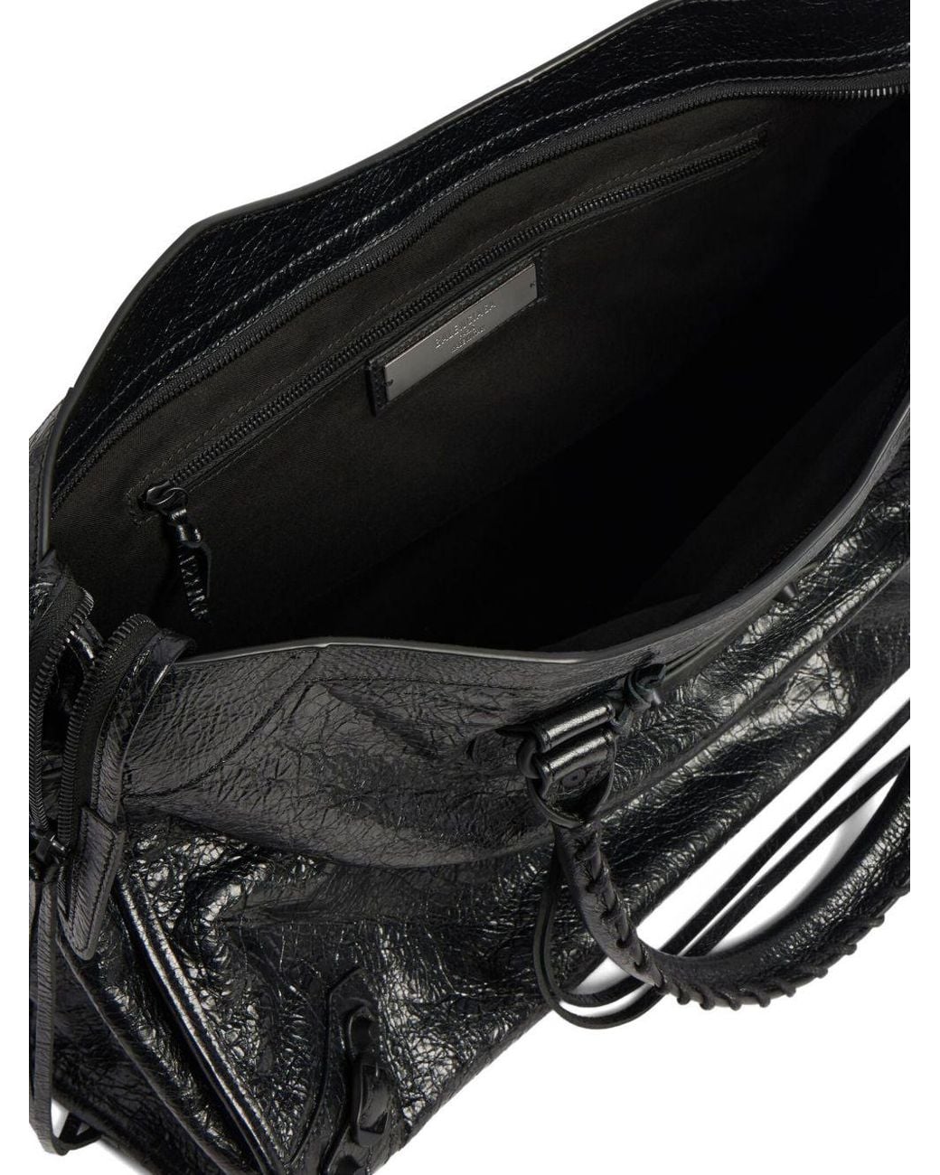 Balenciaga Black Le City Large Leather Tote