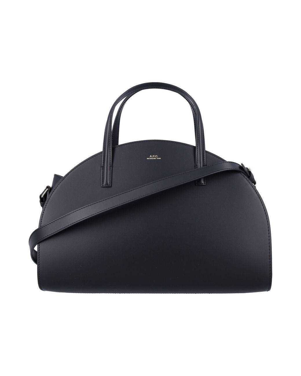 A.P.C. Blue Tote Demi Lune