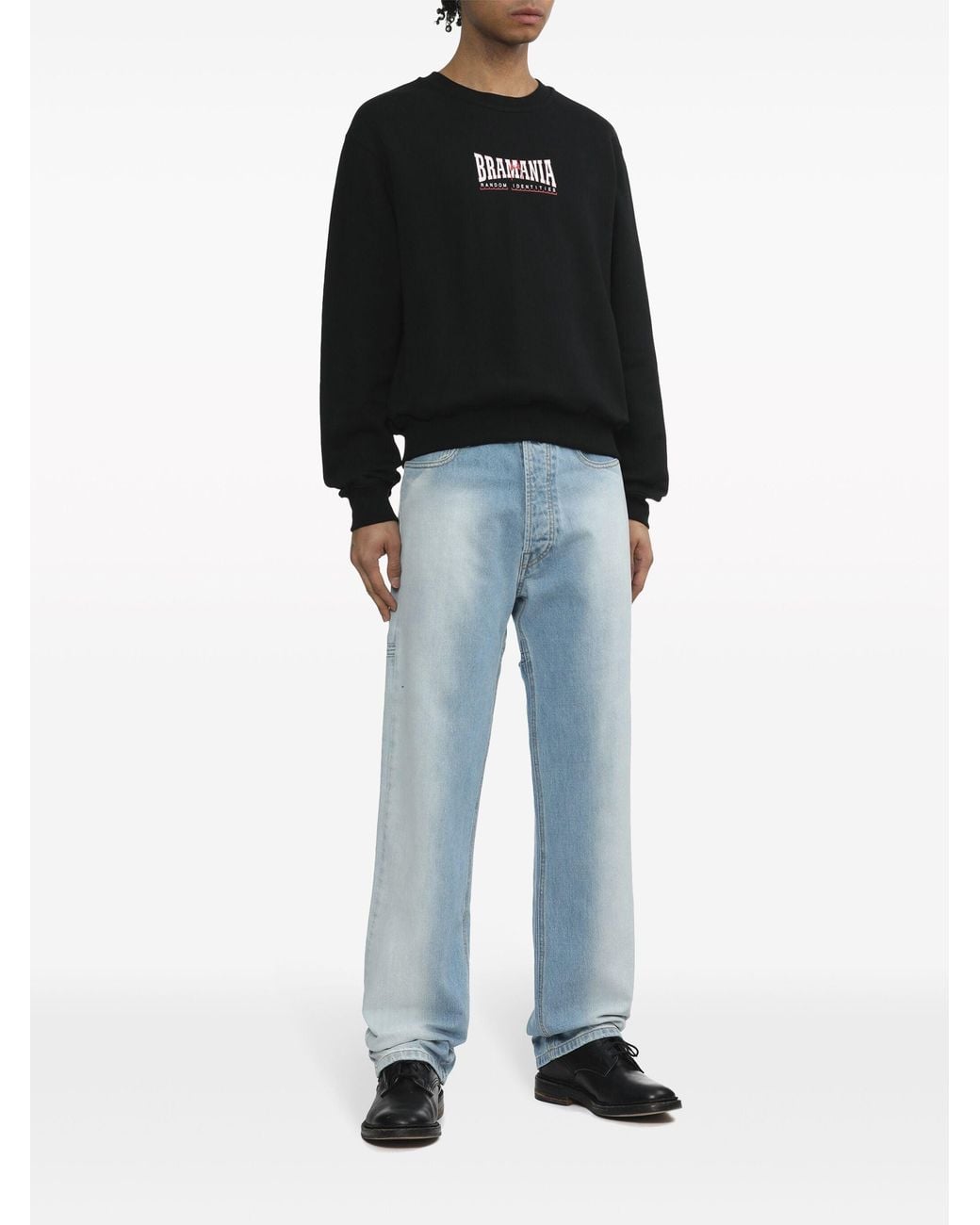 Random Identities Blue Back Slash Jeans Ran03P001 for men