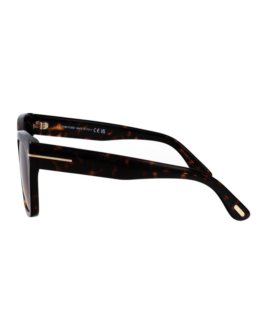 Tom Ford Brown Butterfly Sunglasses Ft1343 52 T