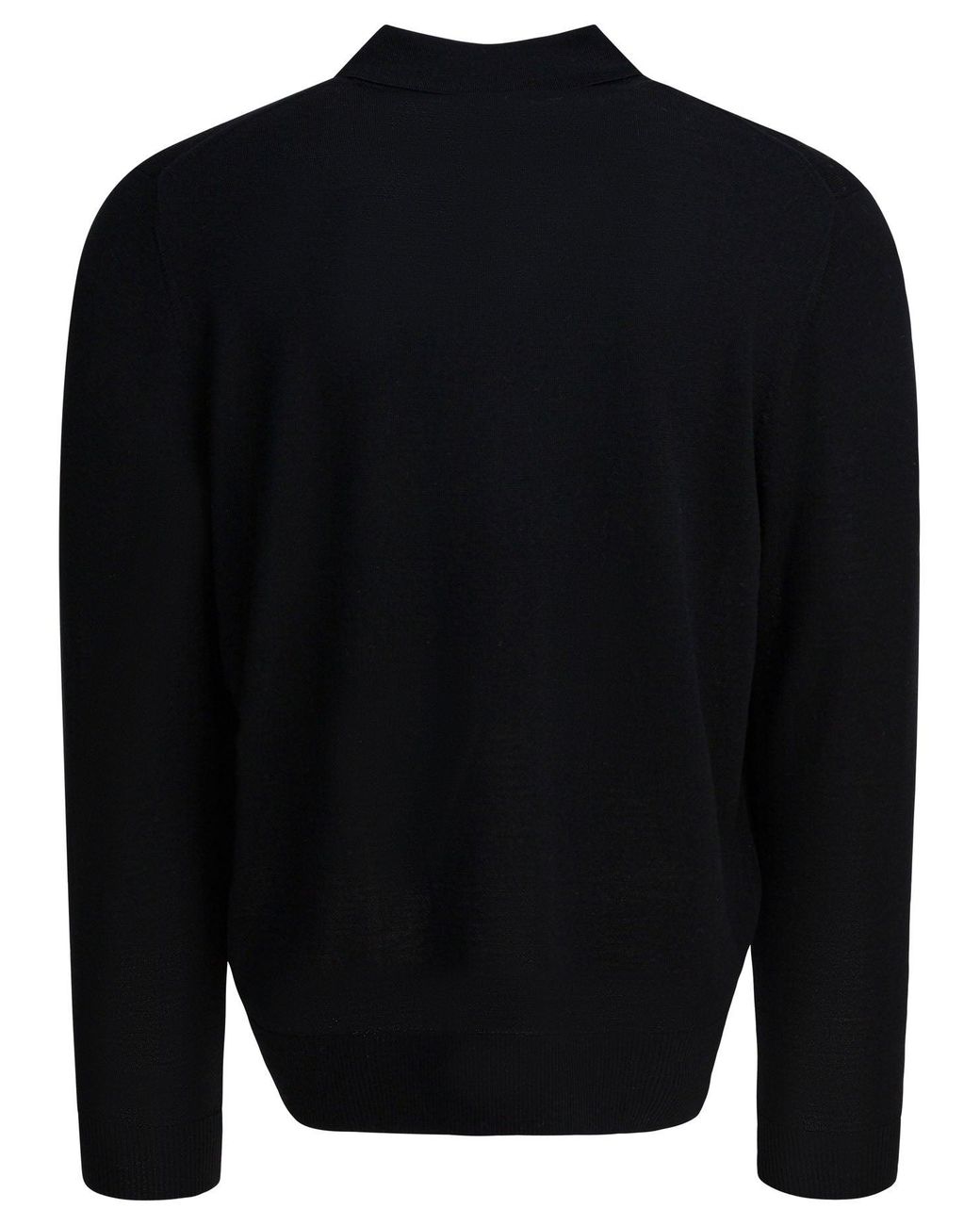 Vince Blue Merino Wool Polo Shirt for men