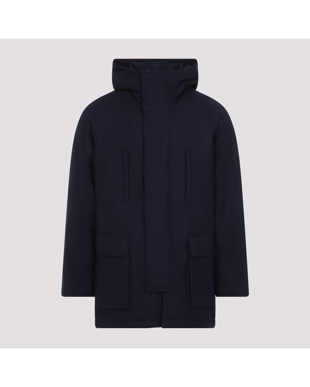 Giorgio Armani Blue Caban Coat for men