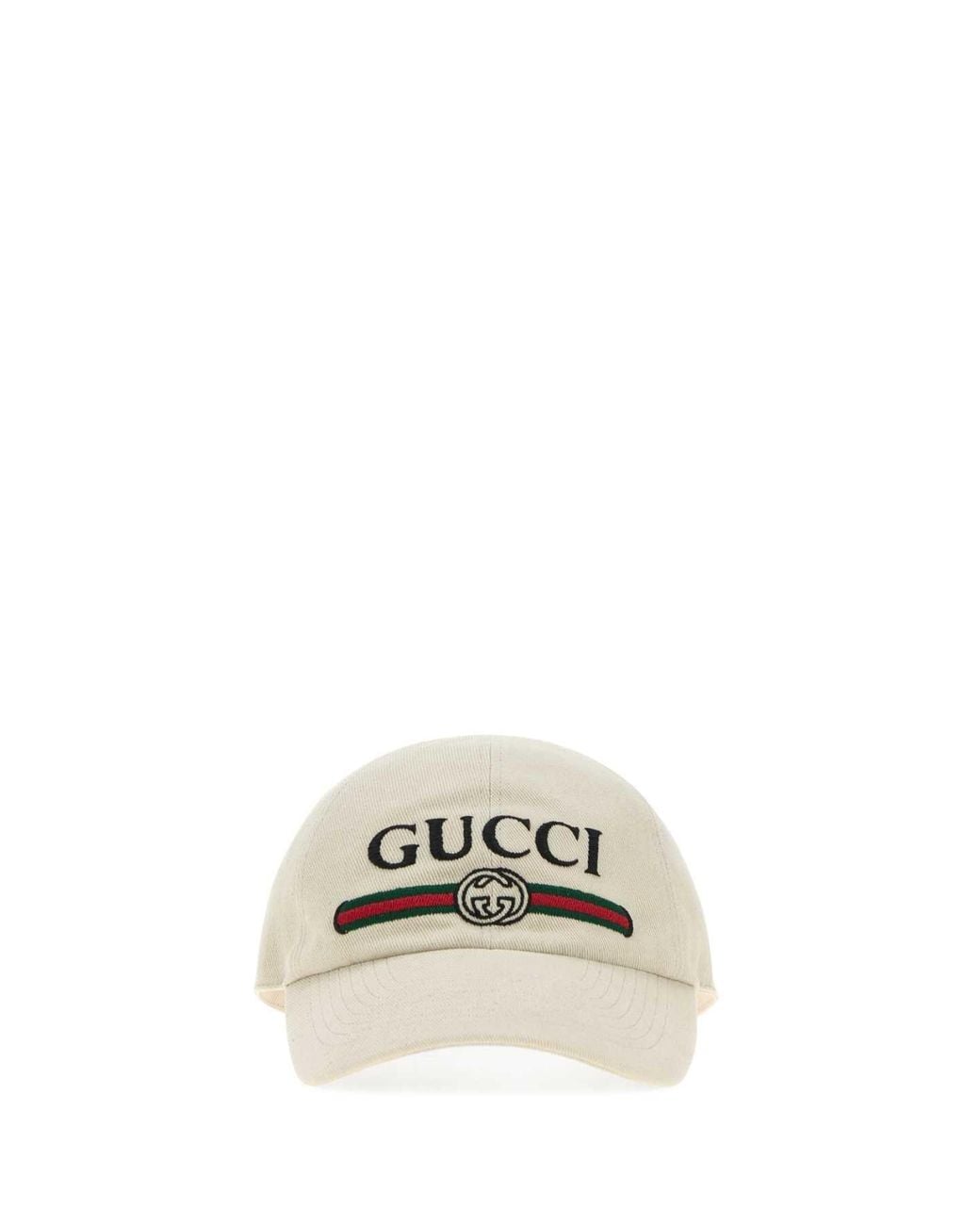 Gucci Metallic Logo Textured Baseball Hat