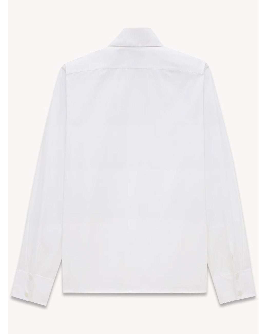 Saint Laurent White Camicia Cassandre for men