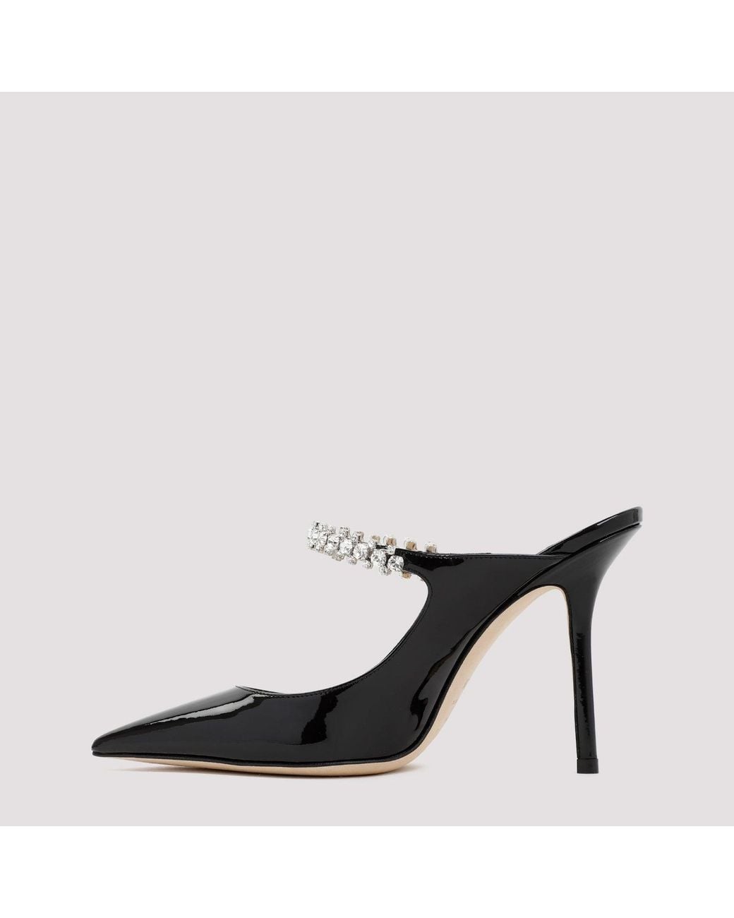 Jimmy Choo Black Bing 100 Patent Pump