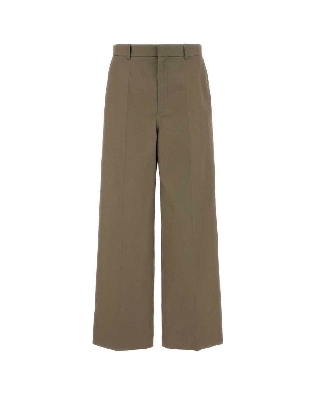 Balenciaga Green Khaki Twill Chino Pant