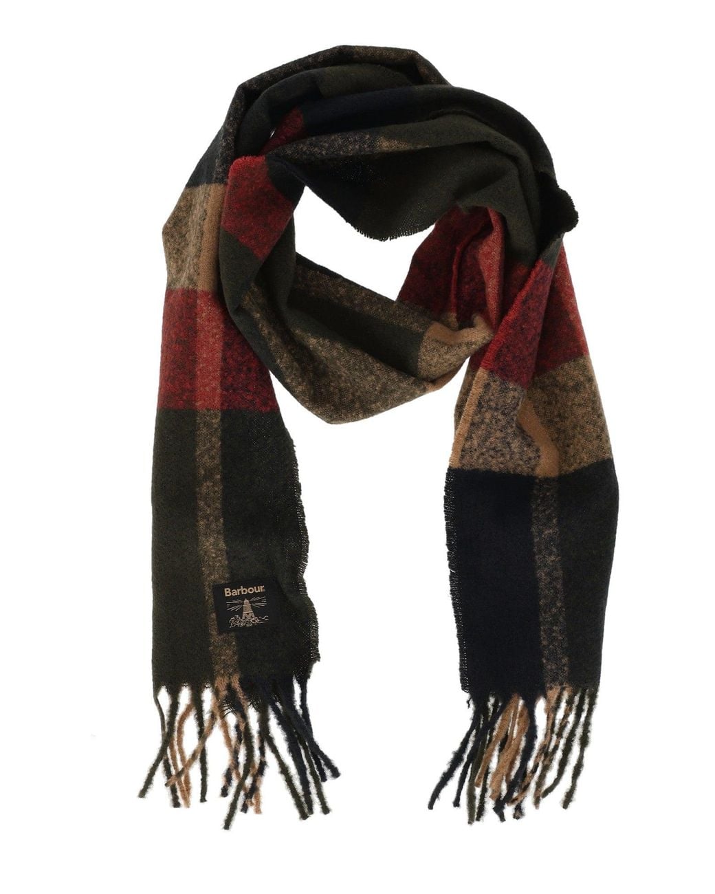 Barbour Black Westerdale Scarf