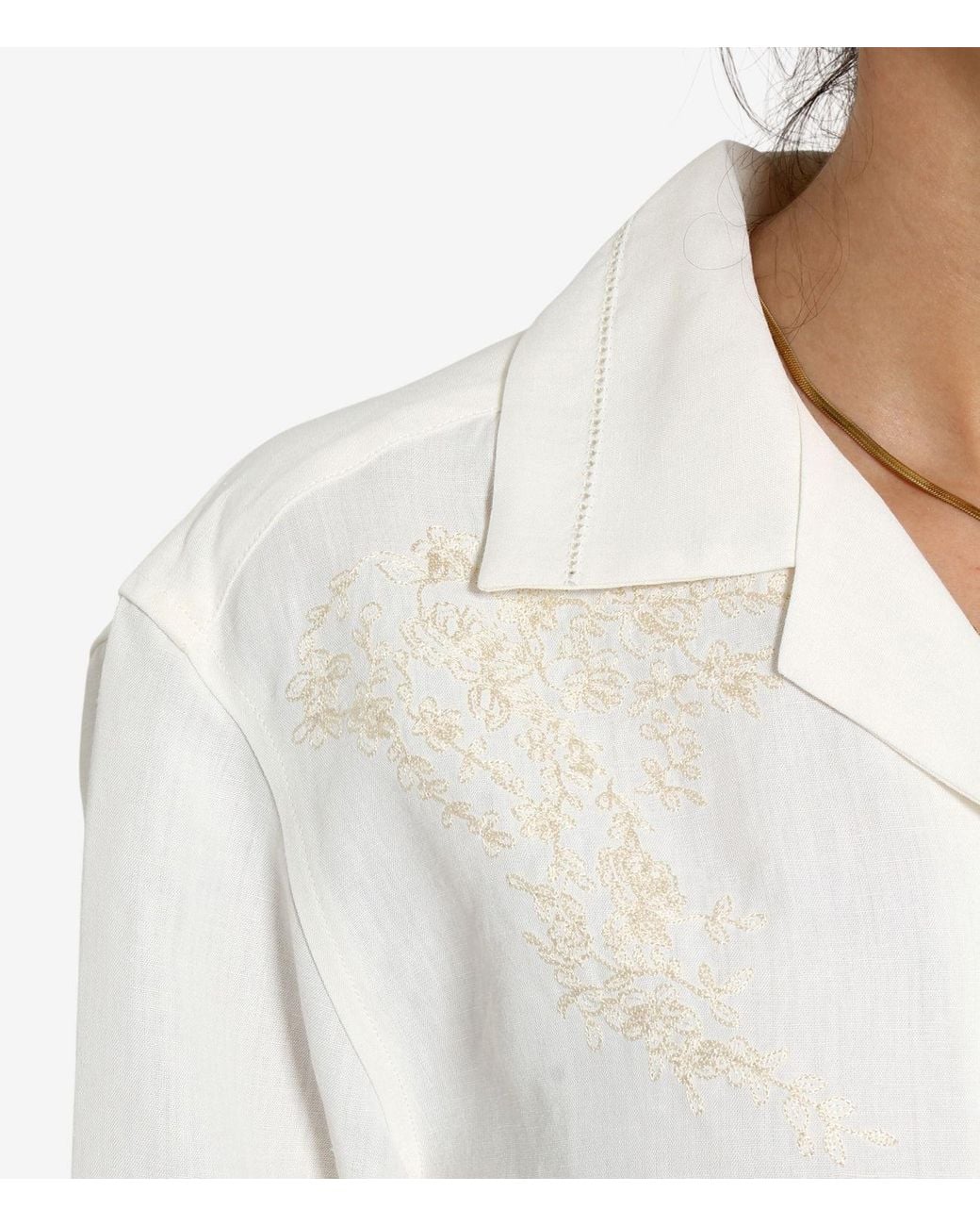 Semicouture Overhemden Optisch Wit in het White