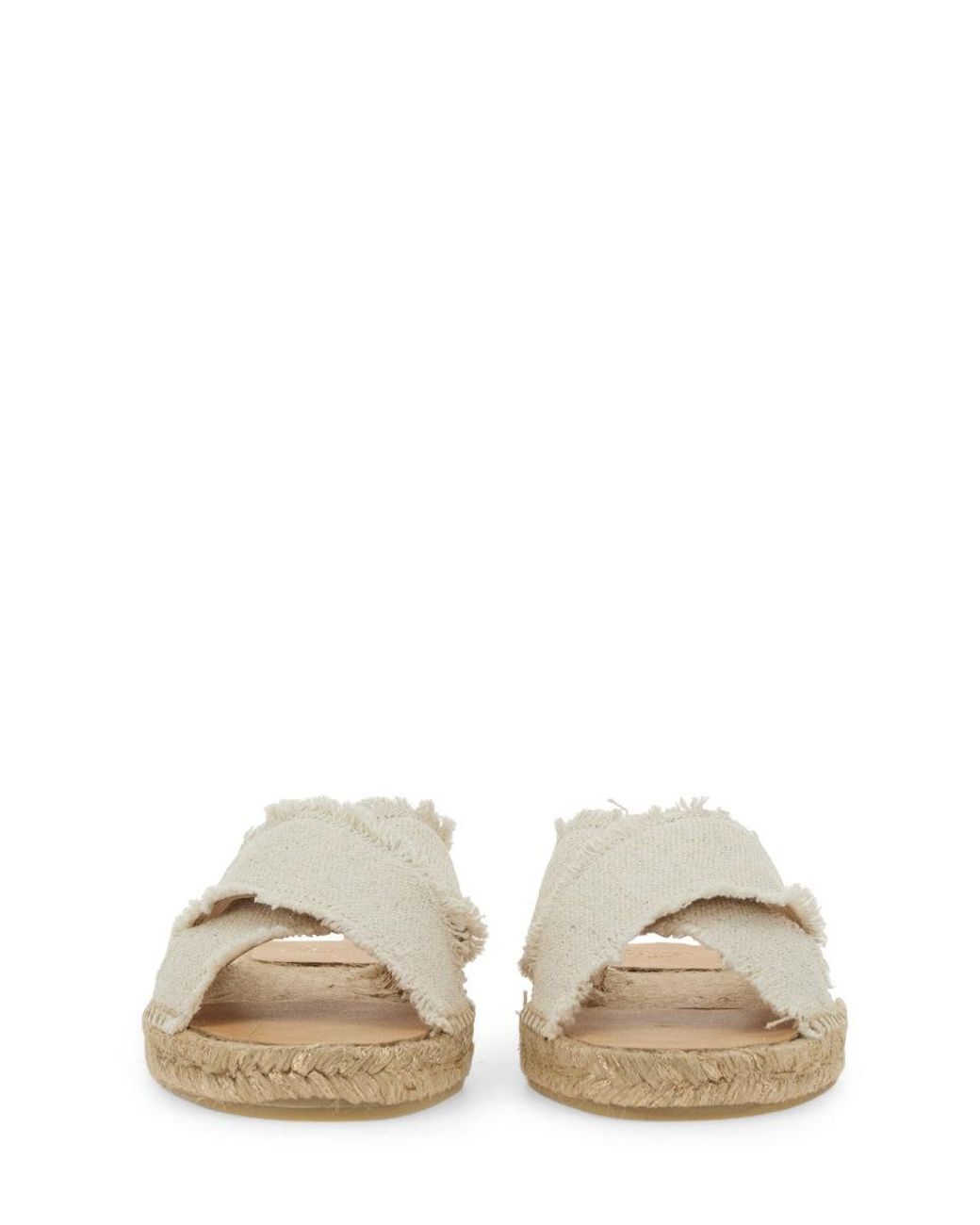 Castaner White Sandalo "Palmera"