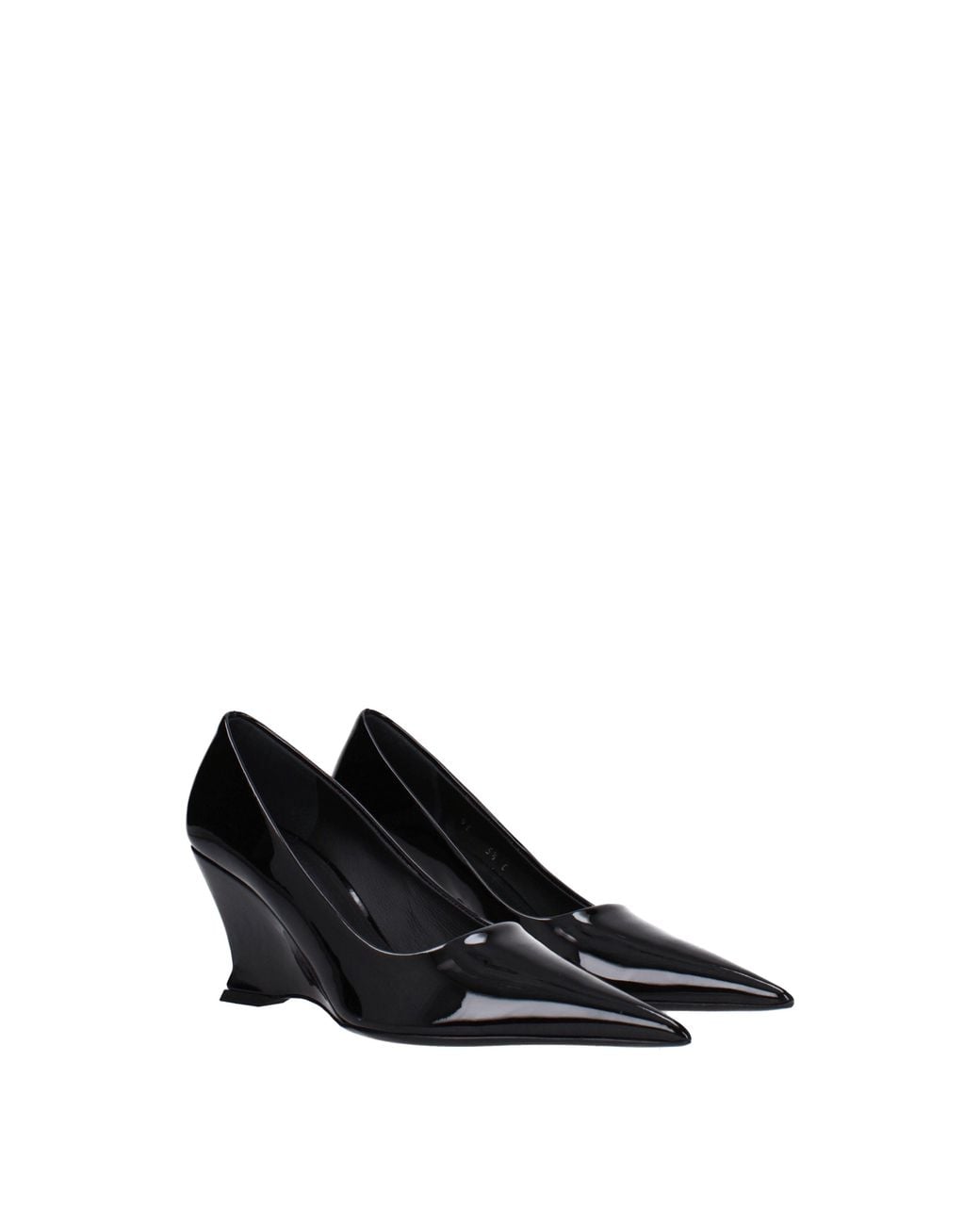 Ferragamo Black Patent Leather Pumps