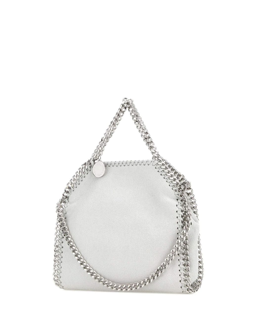 Stella McCartney White Tiny Falabella Suede Bag