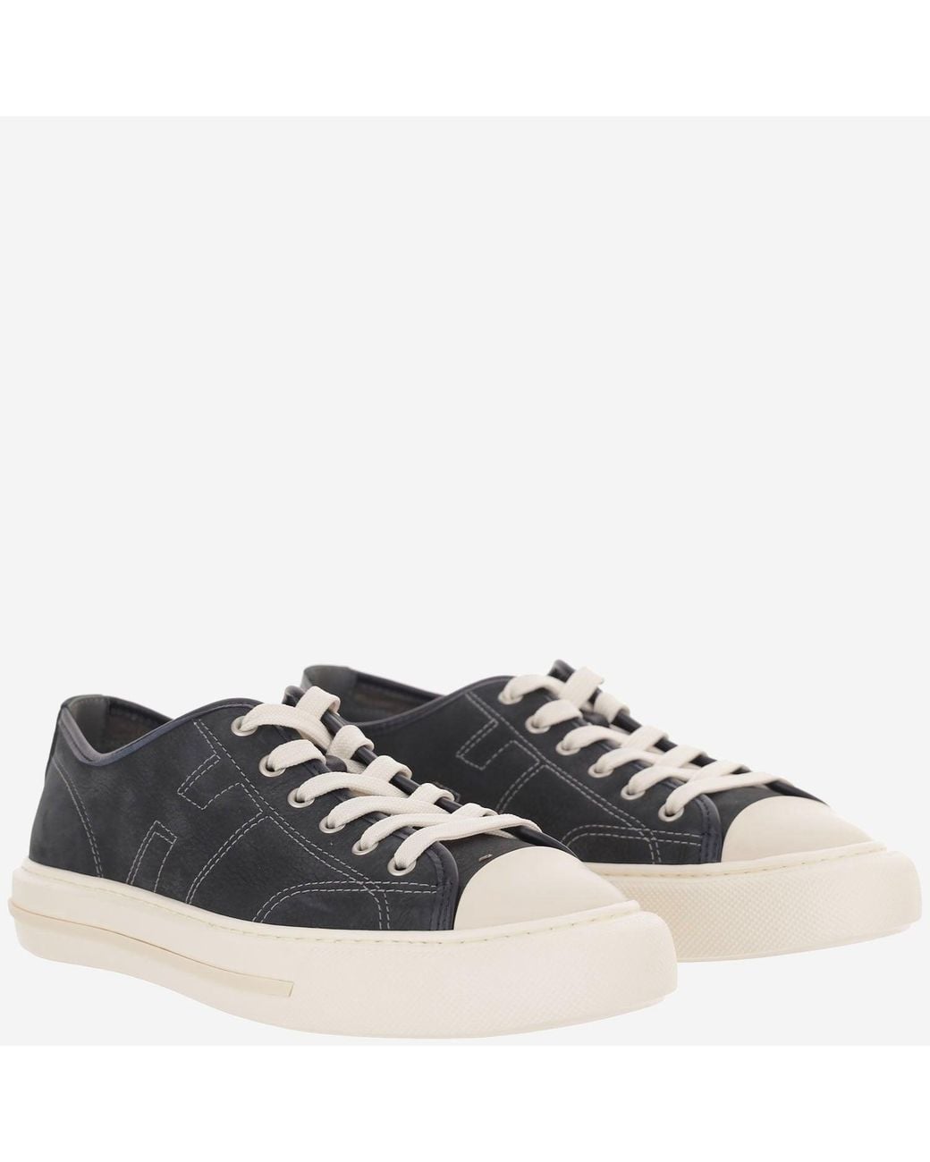 Hogan Blue Rebel Leather Sneakers