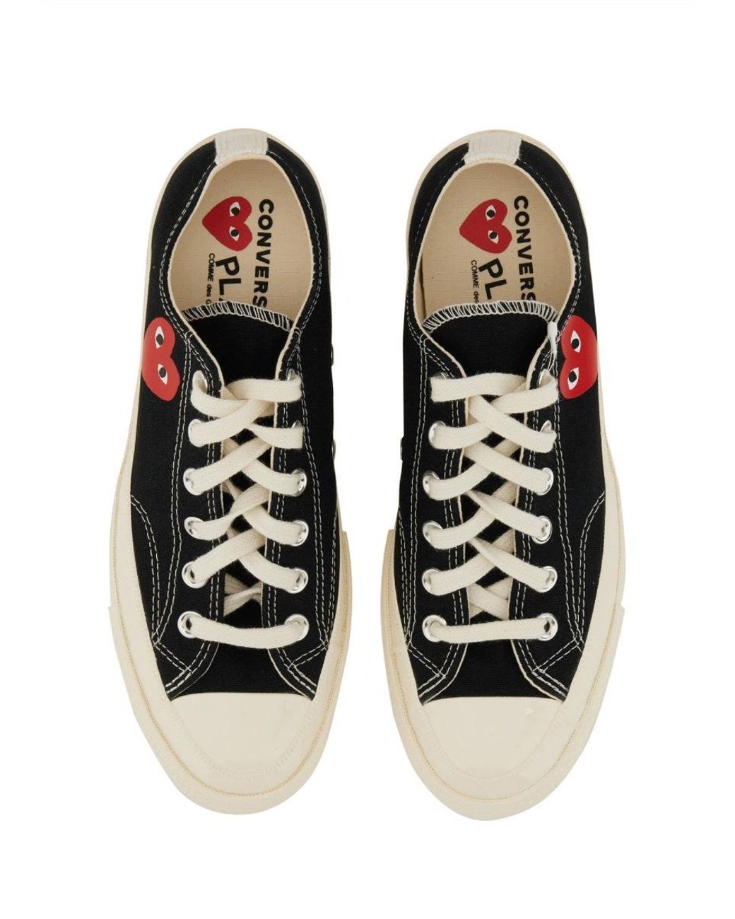 COMME DES GARÇONS PLAY White Comme Des Garçons Play Converse Sneakers