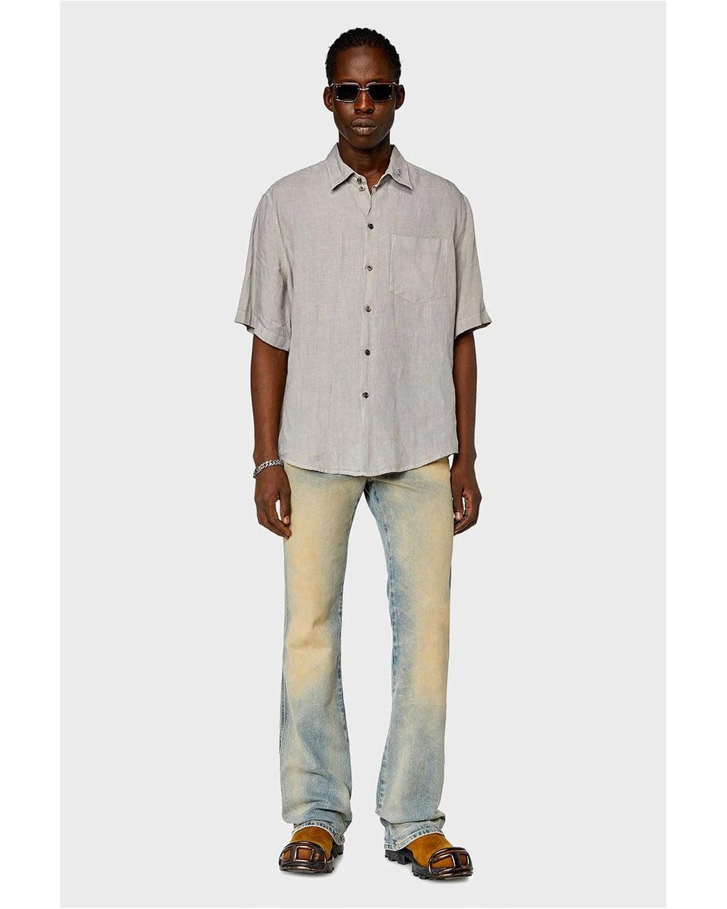 DIESEL Gray Shirt for men