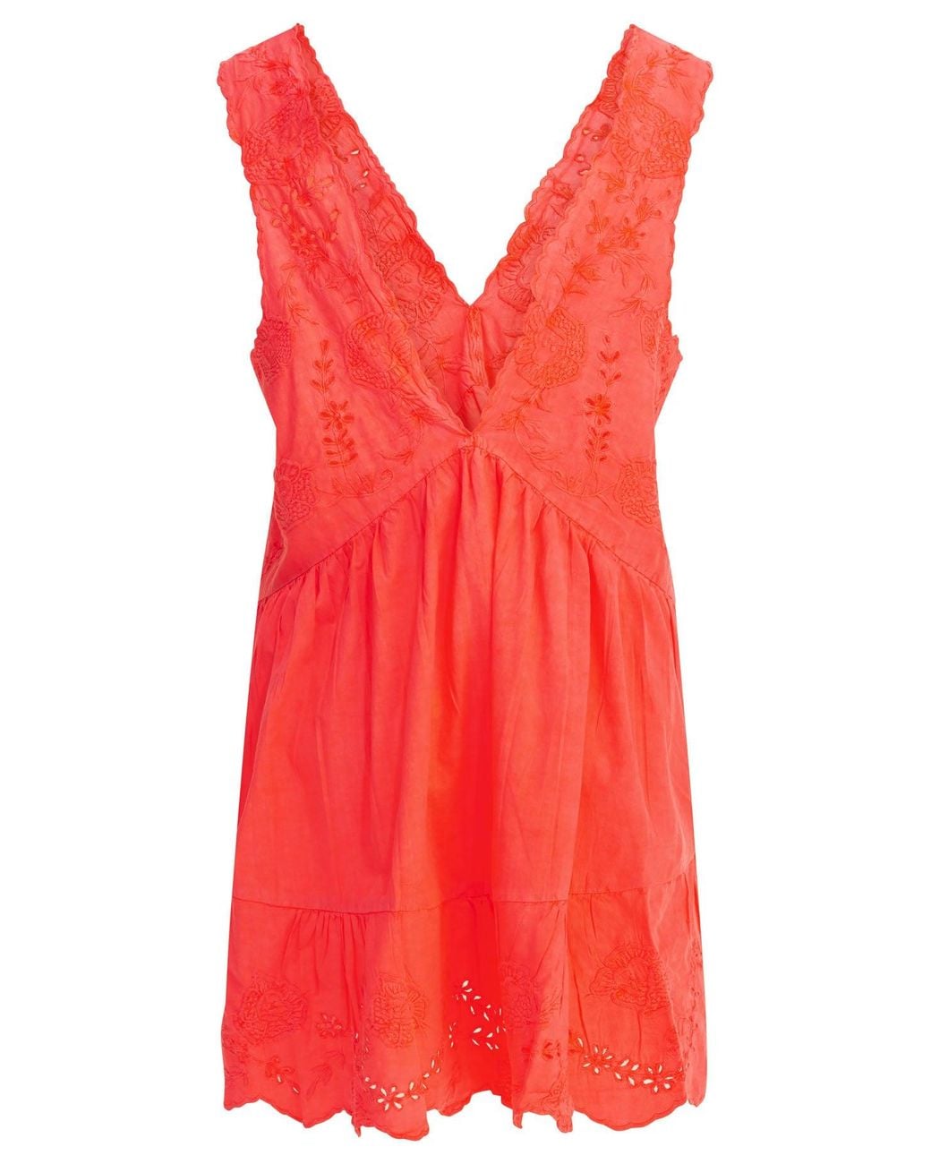 Juliet Dunn Red Short A-Line Dress