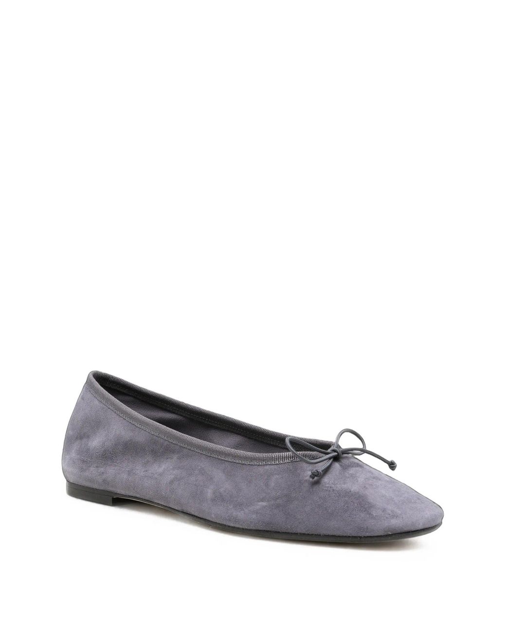Aeyde White Tiby Kid Suede Leather Dusty
