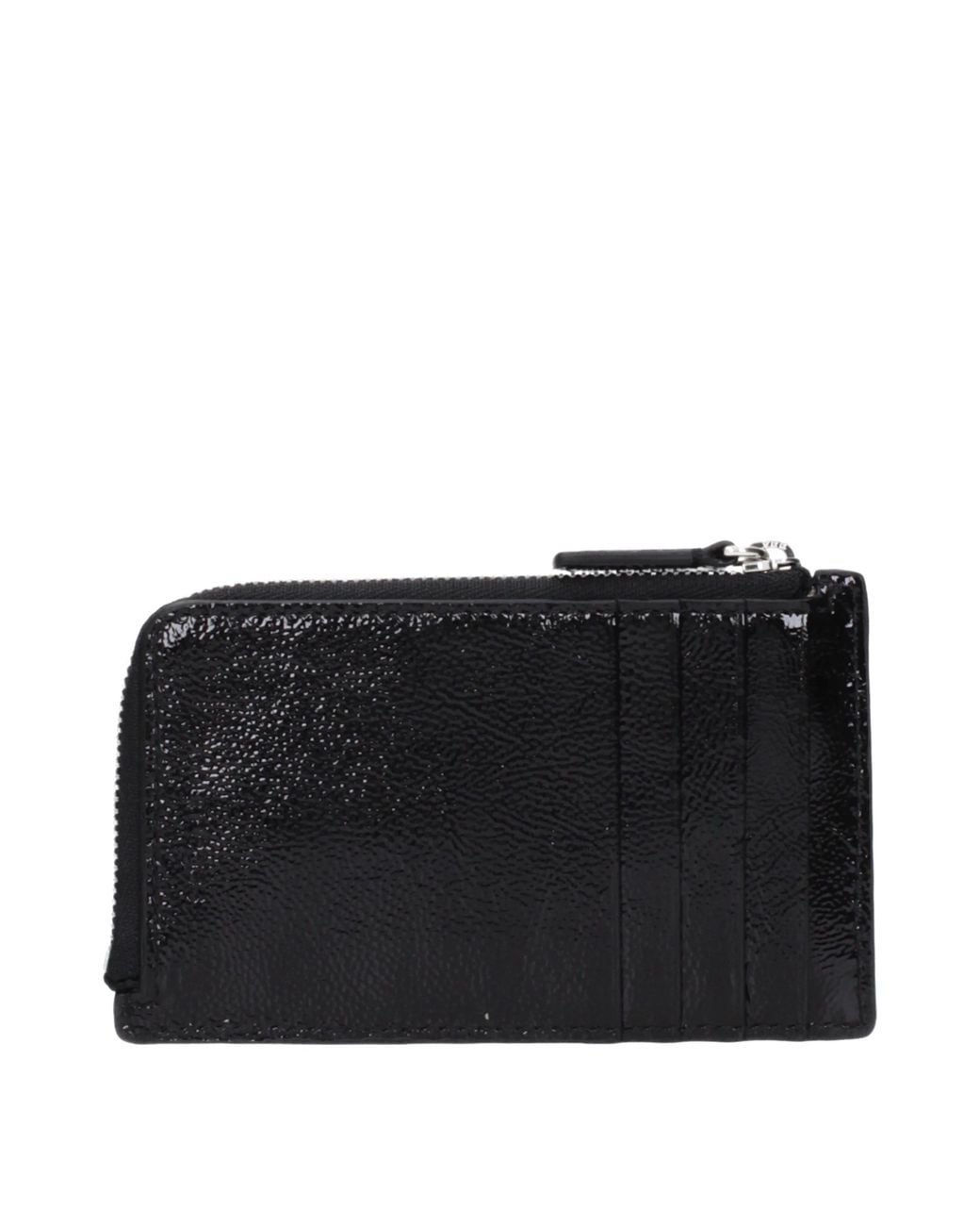 Courreges Black Wallet Leather