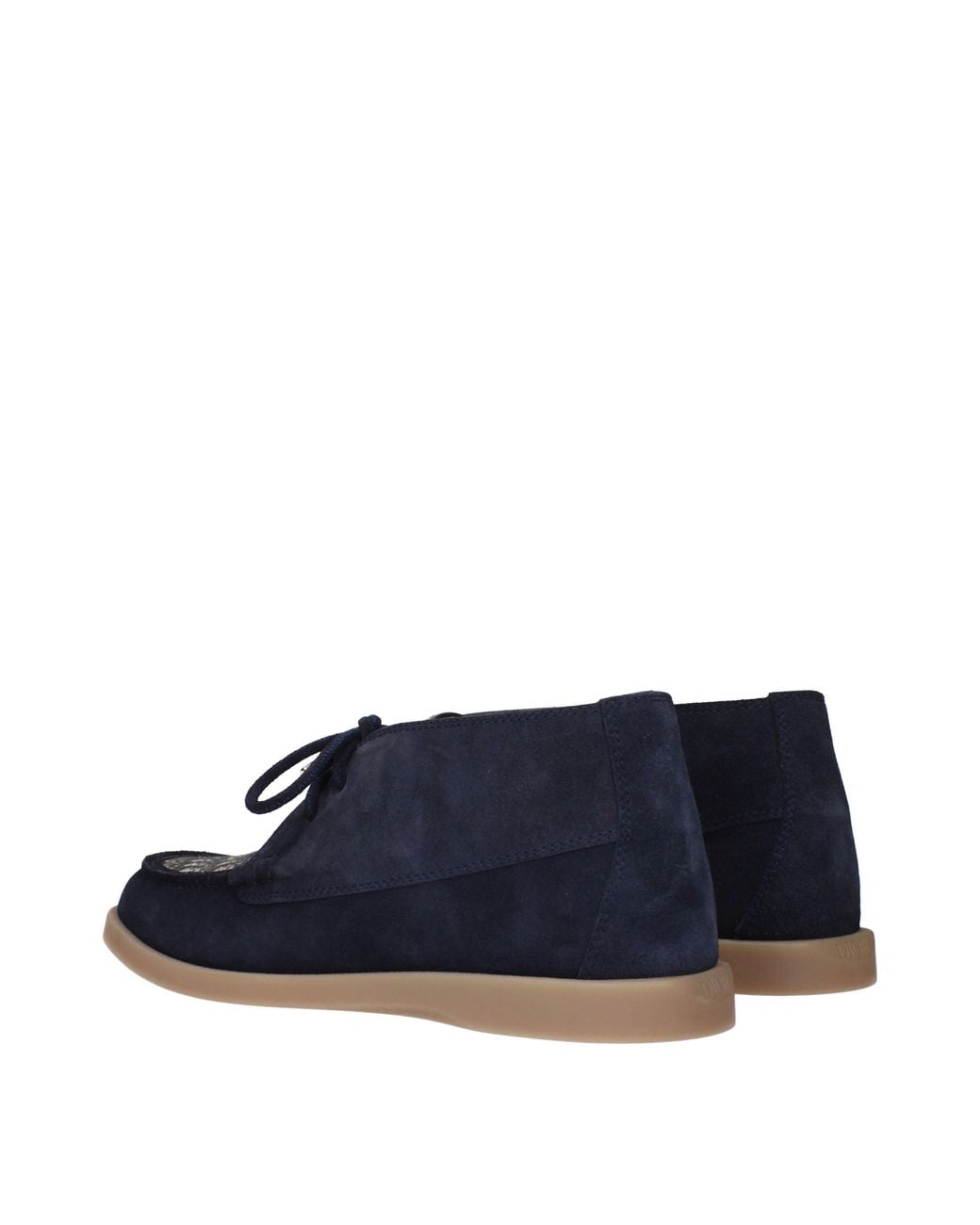 Dior Blue Derby Suede