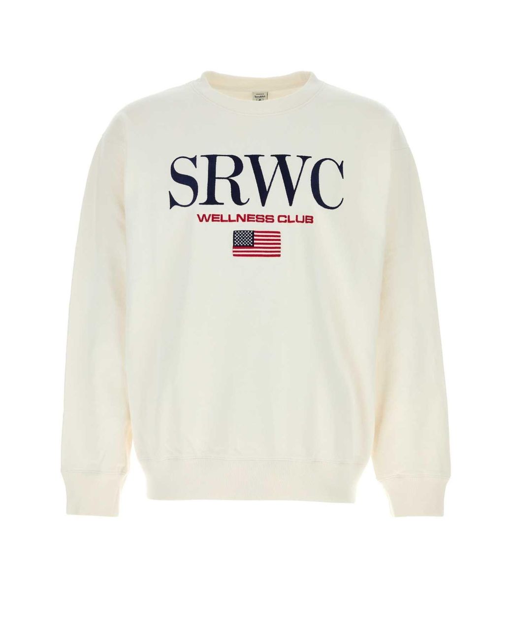 Sporty & Rich White Graphic Sweatshirt for men