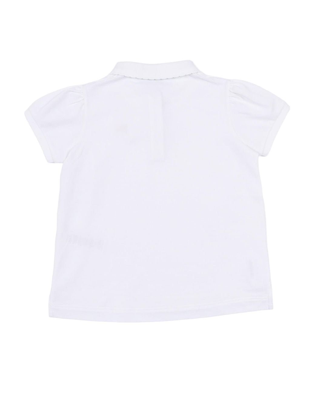 Burberry White Kid Girl Polo Shirts