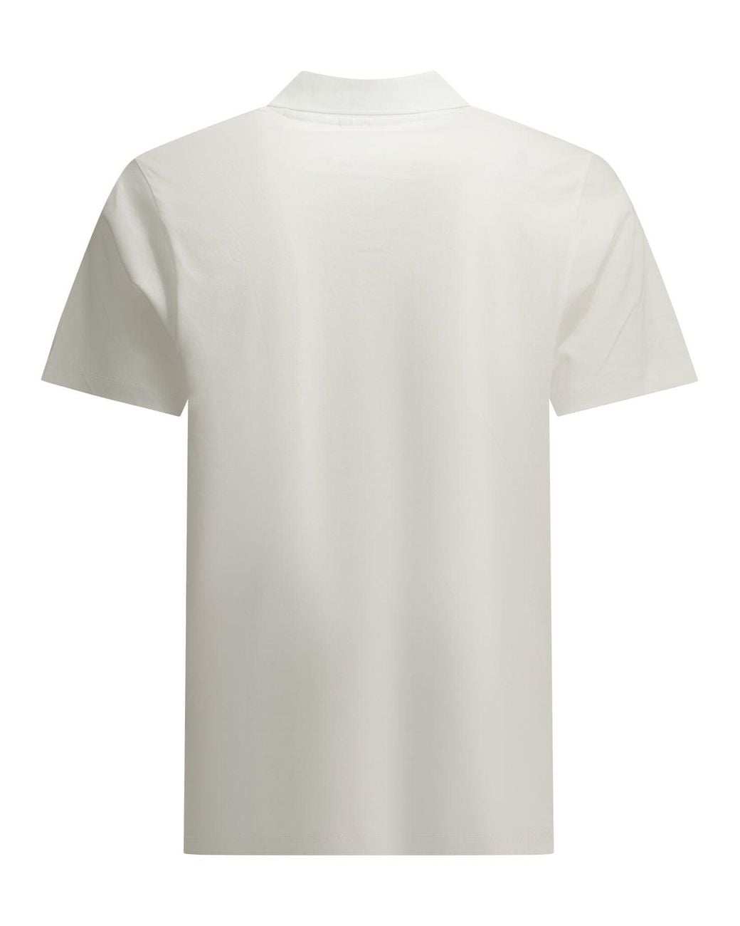 NN07 White "Paul" Buttonless Polo Shirt