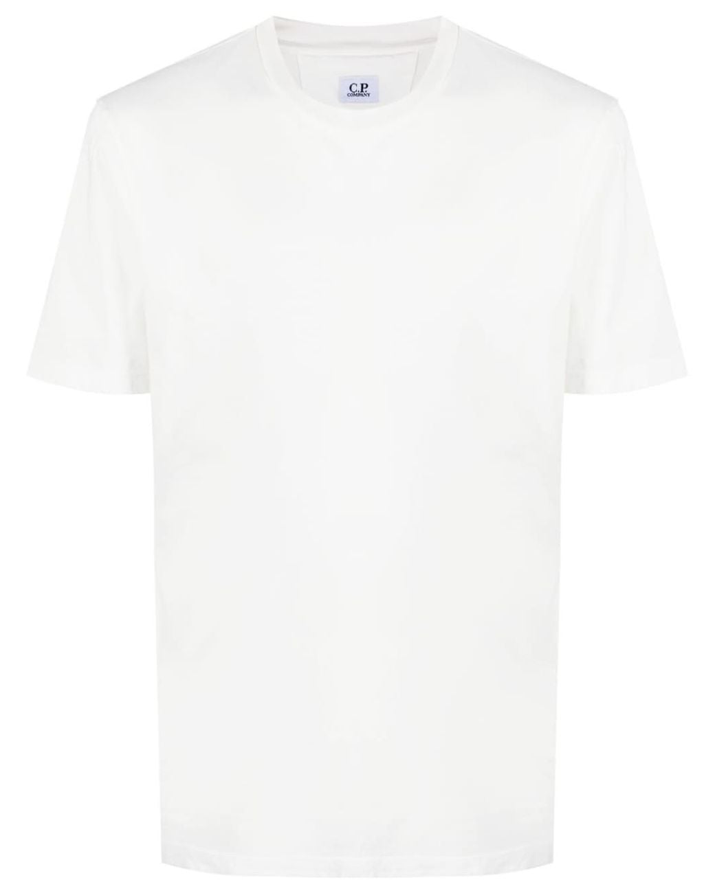 C P Company Natural Logo T-Shirt Clothing for men