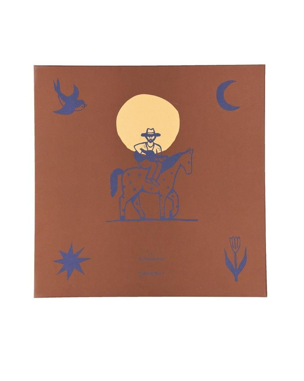 SUPERDUPER FEAT LORENZOJOVA Brown Bougainvillea Hat for men