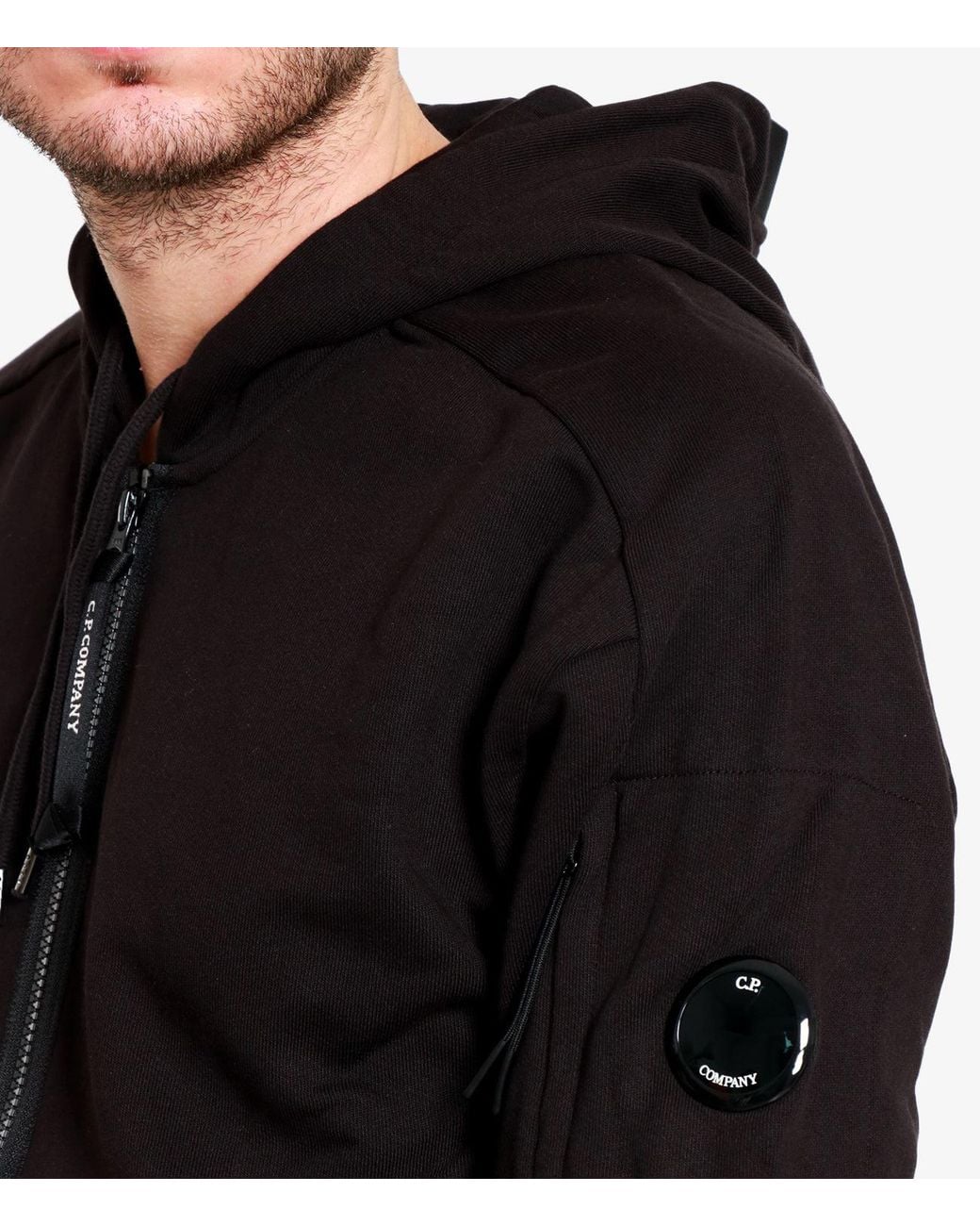 C P Company Black Sweaters for men